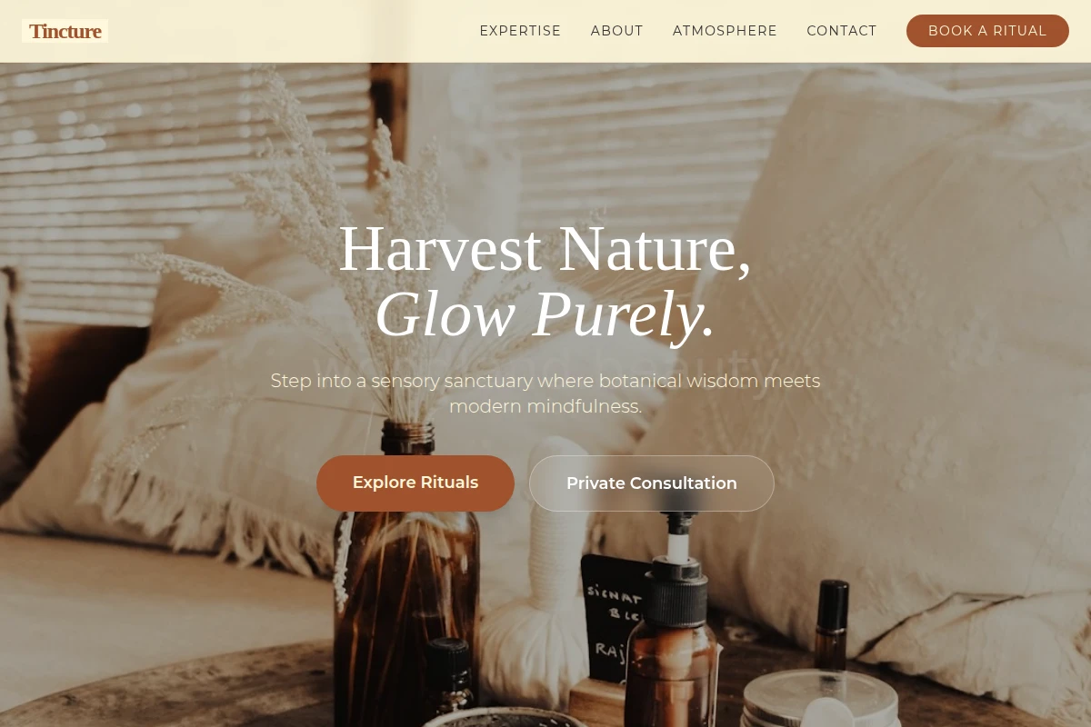 Tincture Aromatherapy Wellness Parlor