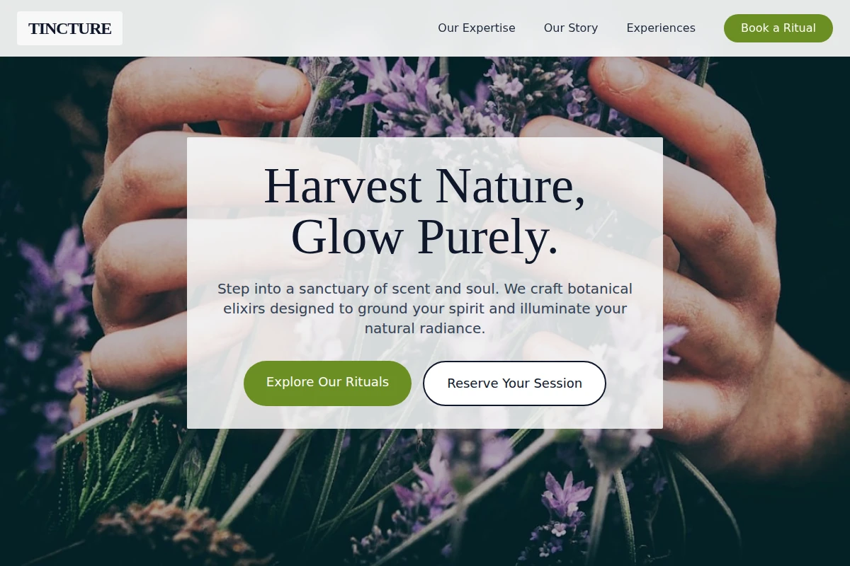 Tincture Aromatherapy Wellness Parlor