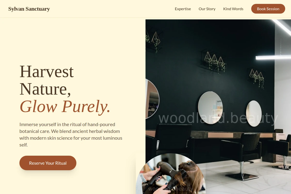 Hand-Poured Beauty Salon